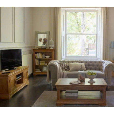 Living Room - French 05 : Trọn Bộ Phòng Khách Gỗ Sồi - 3 Món